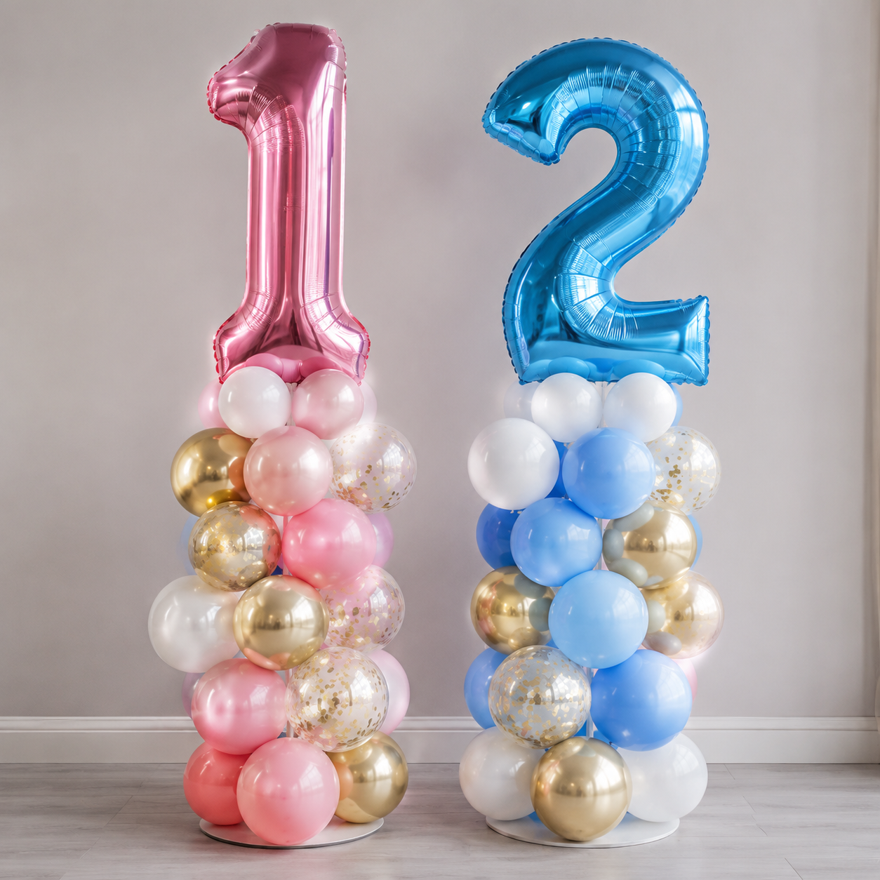 Number Balloon Towers