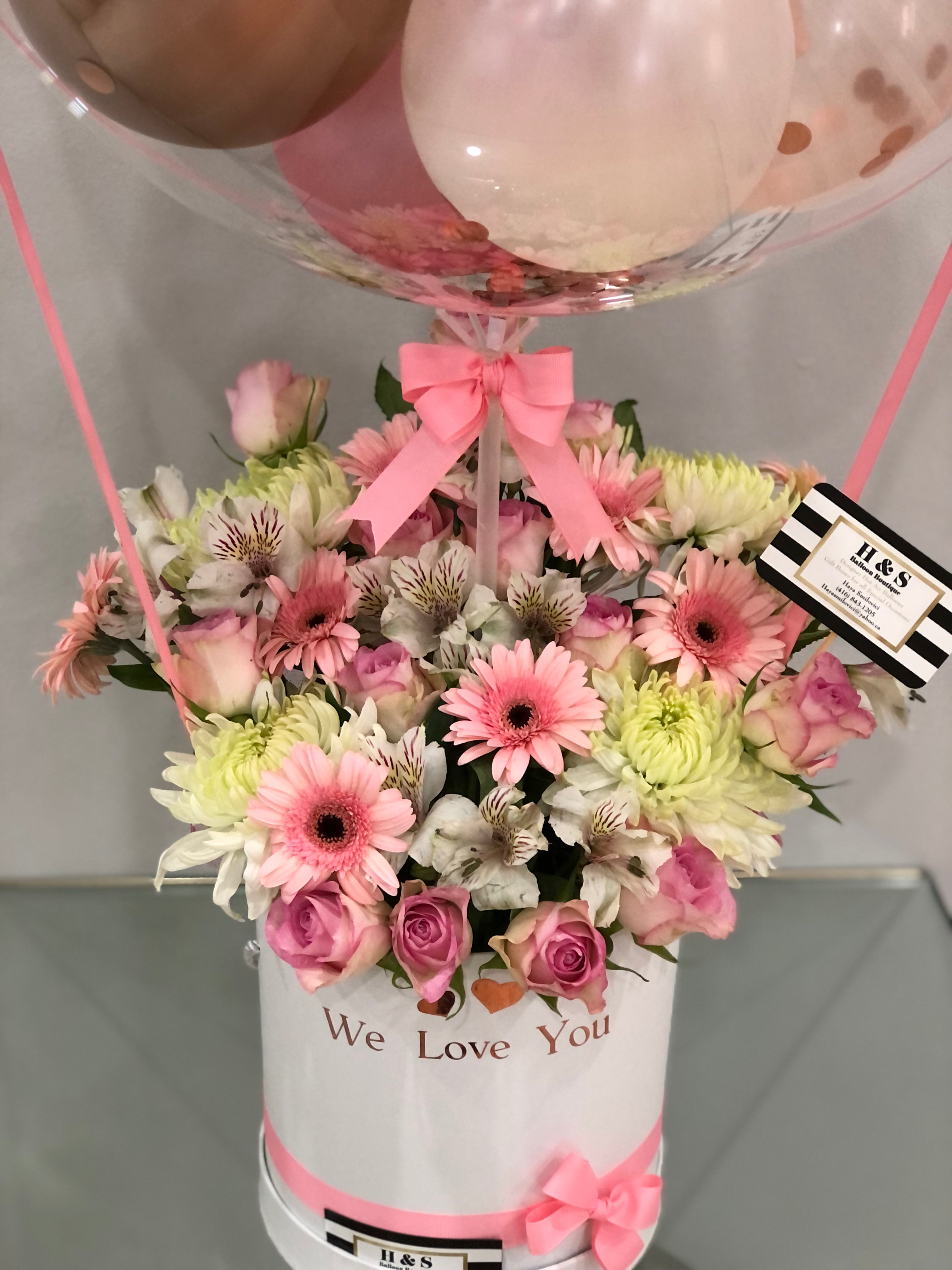 We Love You Flower Arrangement
