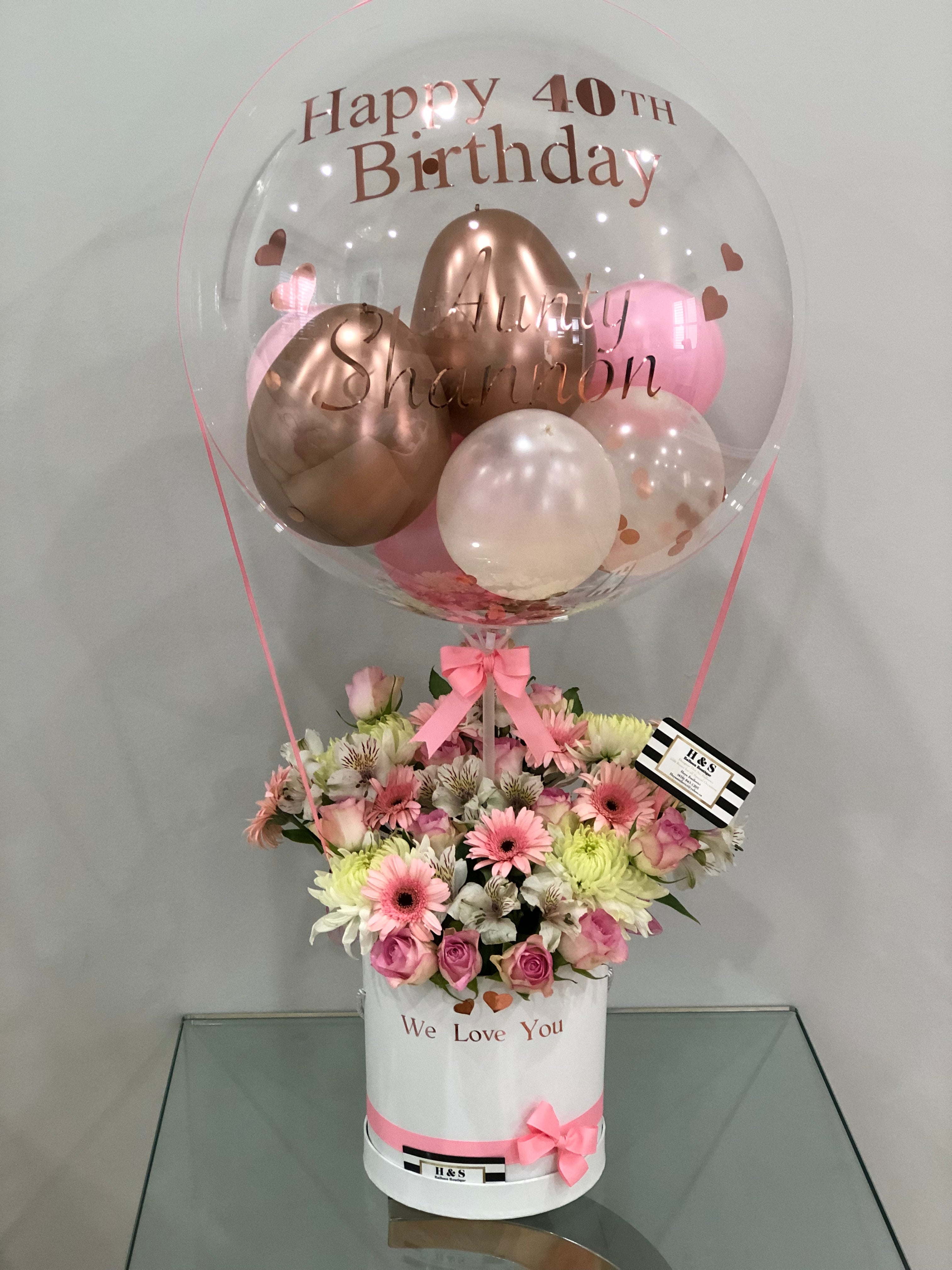 We Love You Flower Arrangement